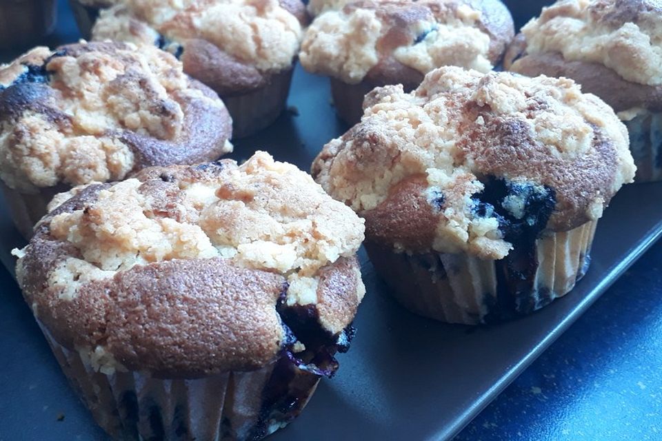 Manhattan Blueberry Muffins