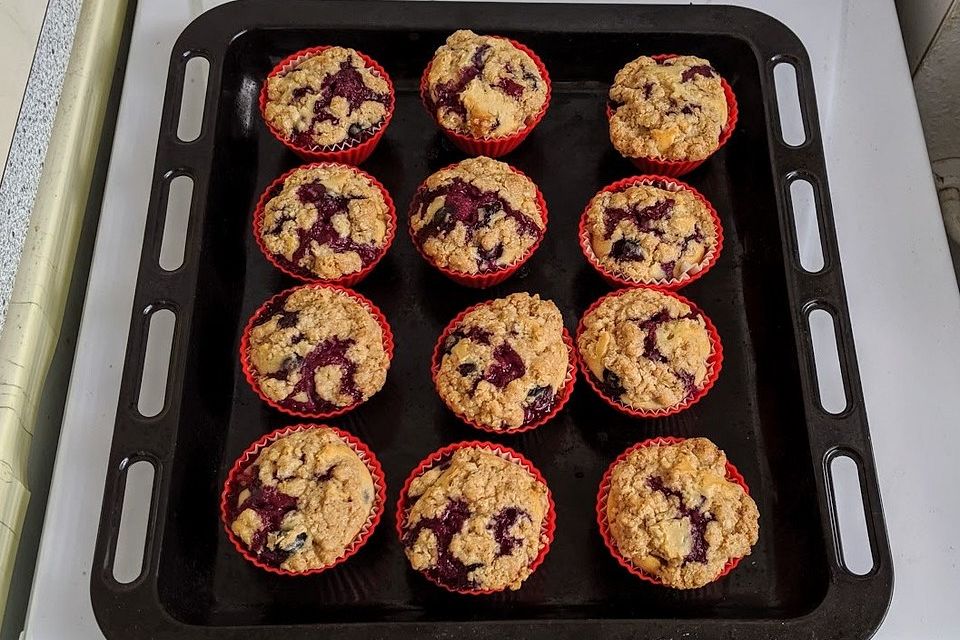 Manhattan Blueberry Muffins