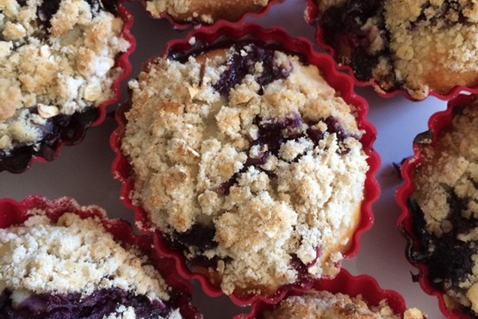 Manhattan Blueberry Muffins