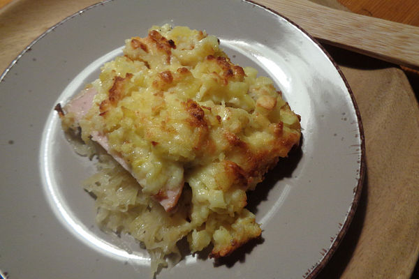 Sauerkraut - Rösti - Auflauf mit Kasseler à la Ulrike von Maeusken ...