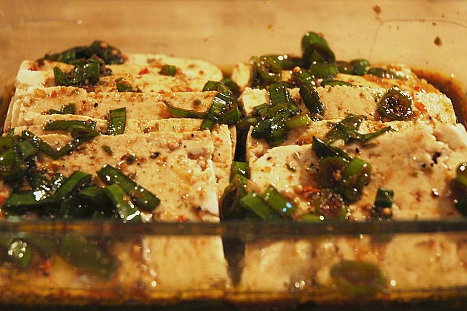 Marinierter Tofu