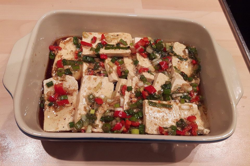 Marinierter Tofu