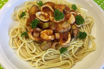 Pasta Mit Meeresfruchten Von Keksi88 Chefkoch