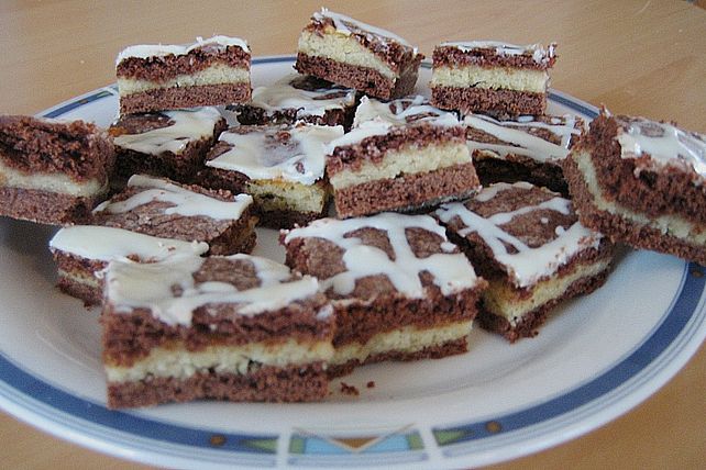 Schokoschnitten mit Marzipanfülle von susan_bgld| Chefkoch