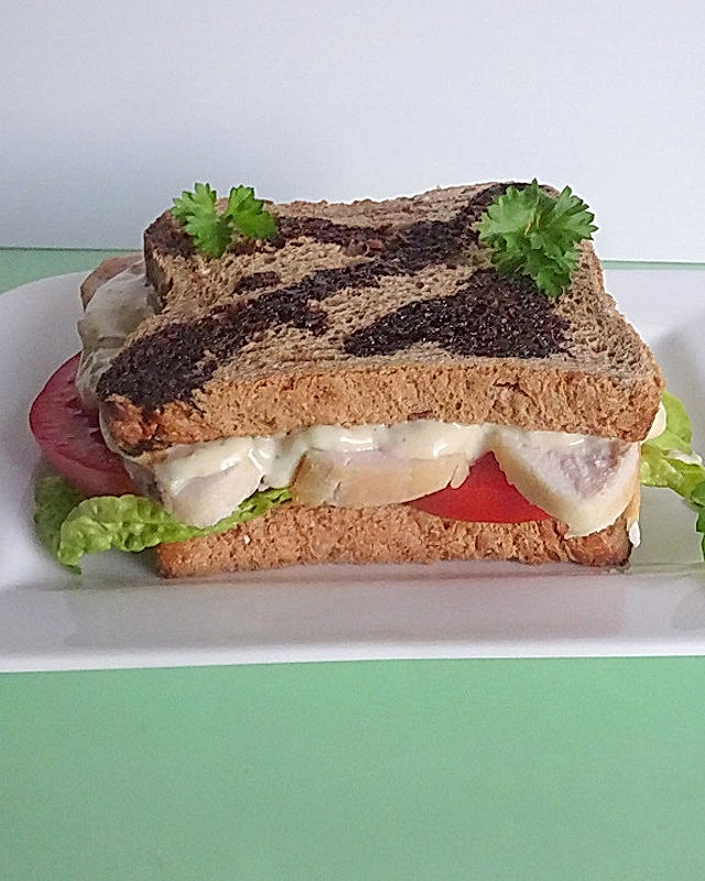 Gänsebrustfleisch - Sandwich Demonic Style