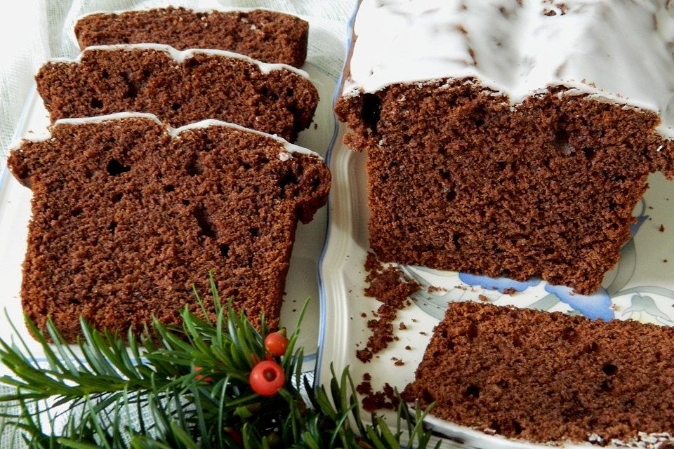 Gewürzkuchen mit Punschglasur