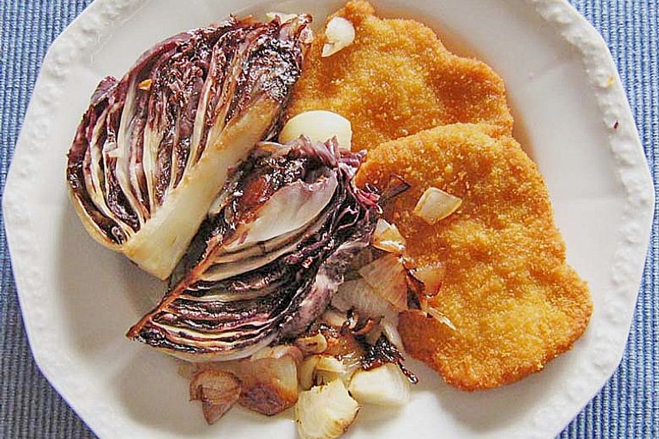 Gebratener Radicchio Gebratener Radicchio