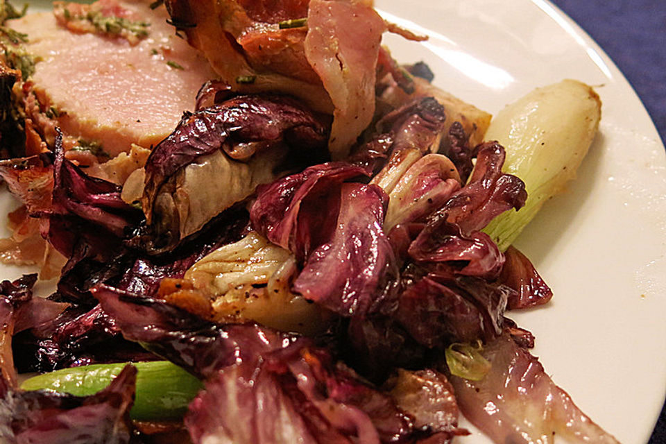 Gebratener Radicchio Gebratener Radicchio