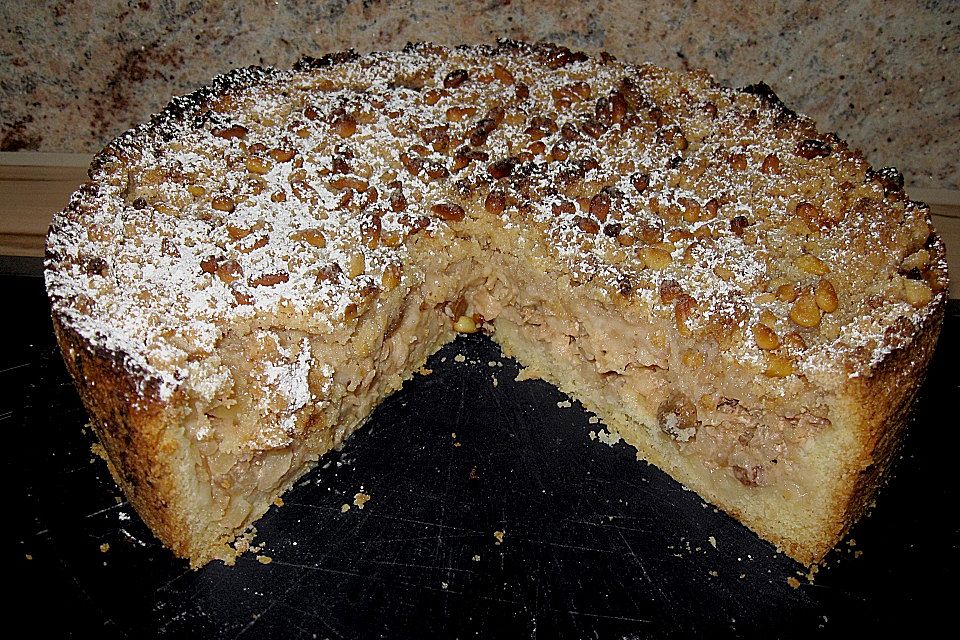 Apfel - Sauerrahm - Kuchen mit Butterstreuseln