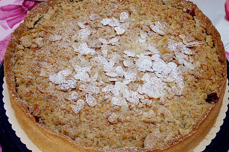 Apfel - Sauerrahm - Kuchen mit Butterstreuseln