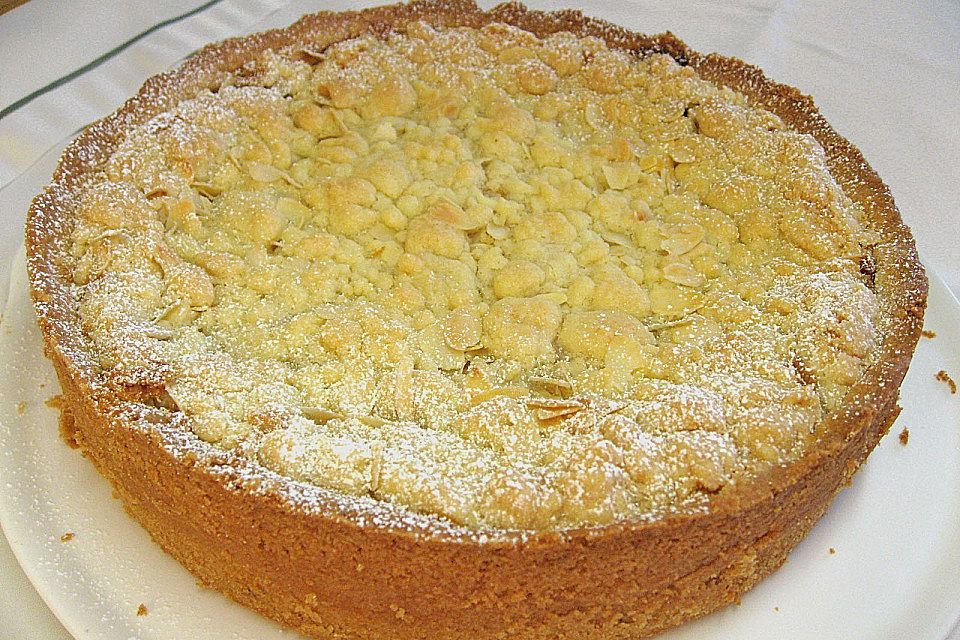 Apfel - Sauerrahm - Kuchen mit Butterstreuseln