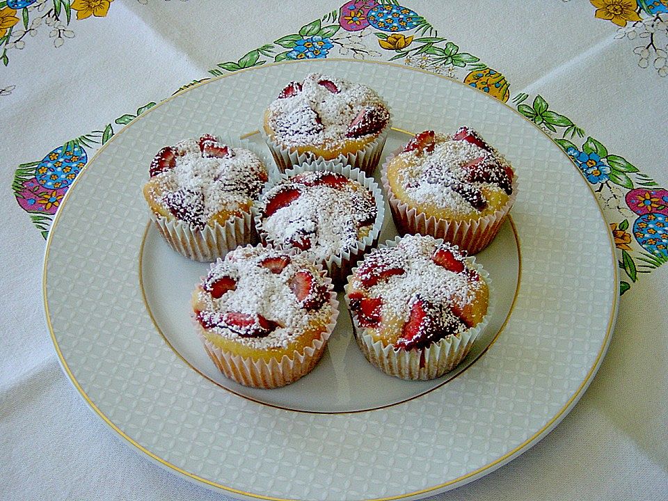 Ricotta - Erdbeer - Muffins| Chefkoch