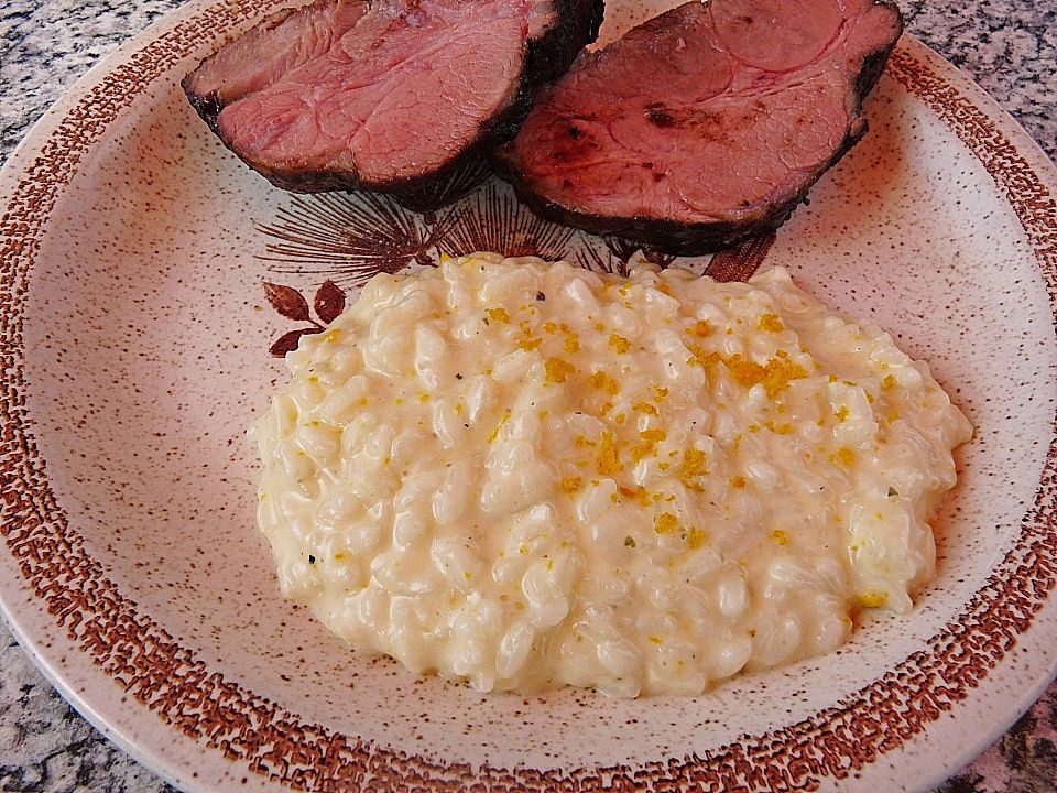 Risotto mit Knoblauch, Orangenschale und Mascarpone| Chefkoch