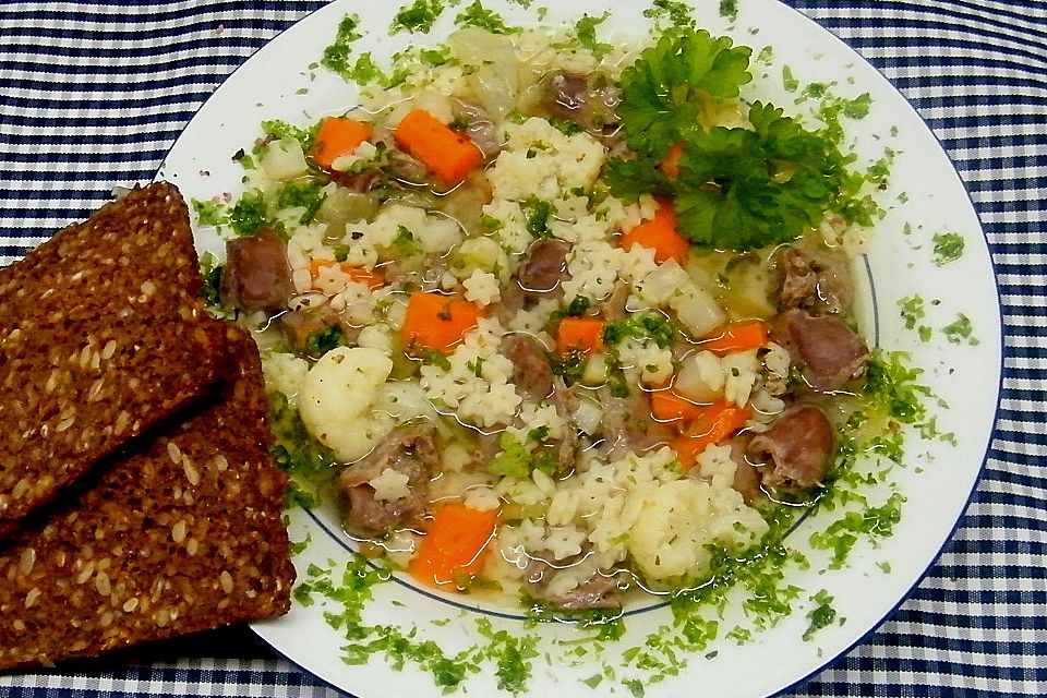 Nudelsuppe von Herz und Magen