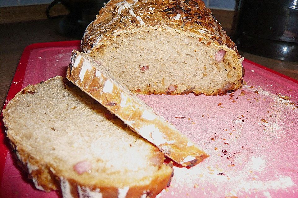 Wein - Zwiebel - Speck - Brot