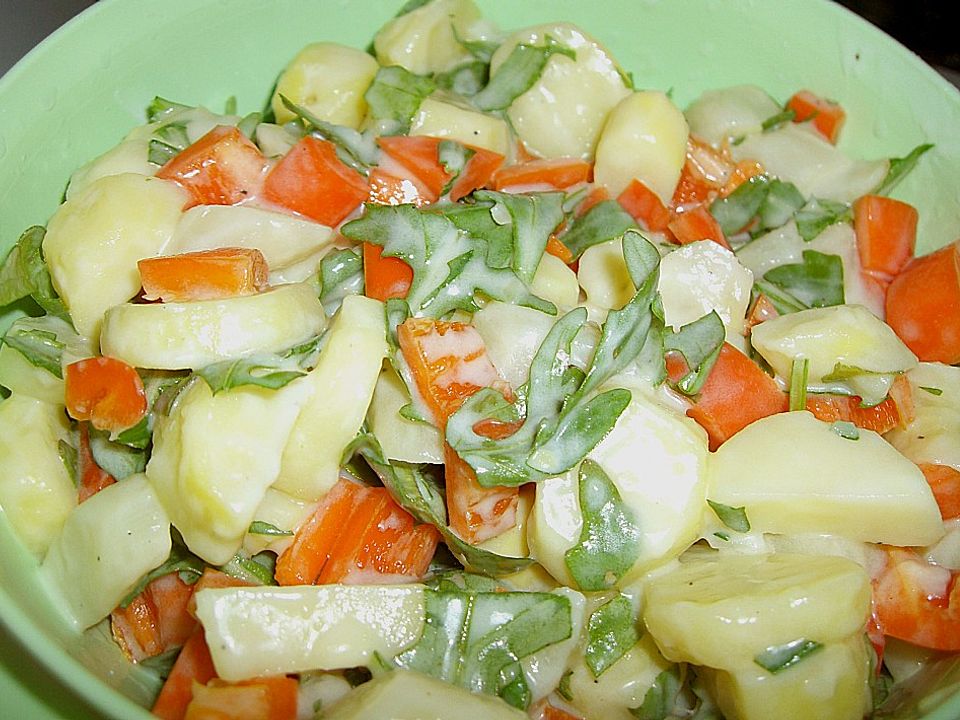 Spargel-Kartoffelsalat mit Rucola von matti| Chefkoch