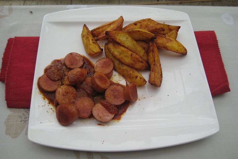 Würzige Kartoffelecken