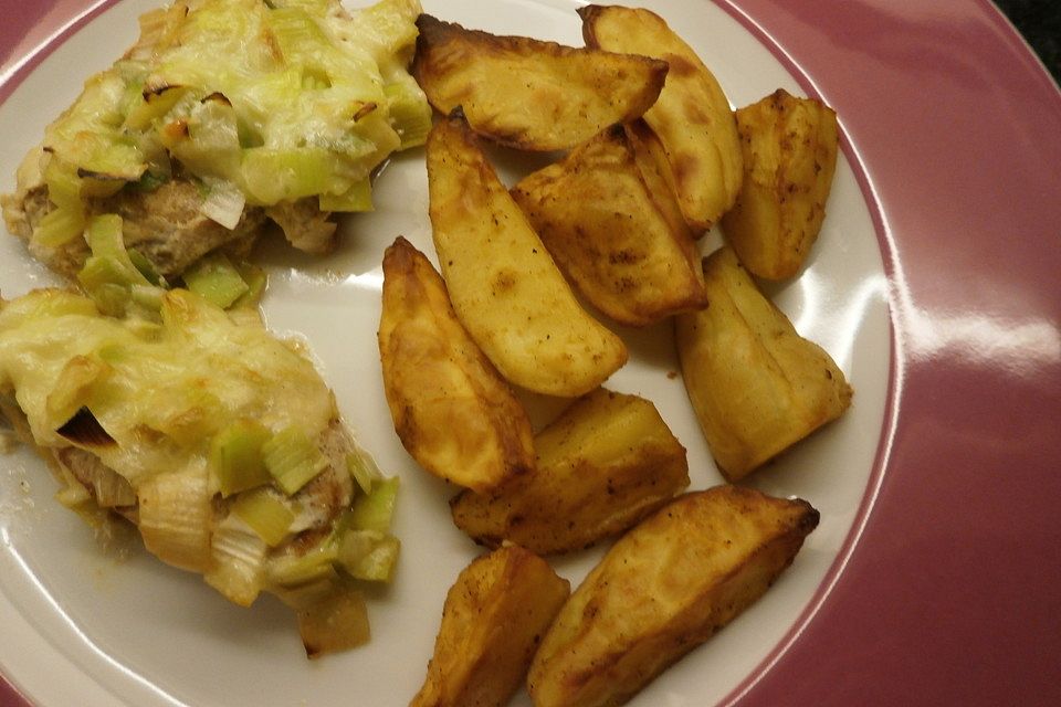 Würzige Kartoffelecken