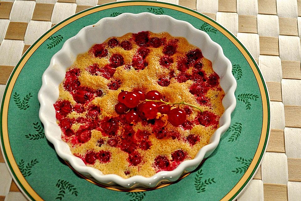 Clafoutis aux groseilles