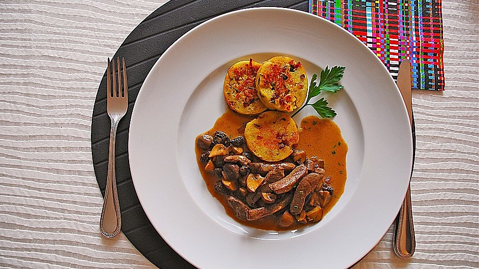 Reh - Geschnetzeltes mit Pilzen und Balsamico-image