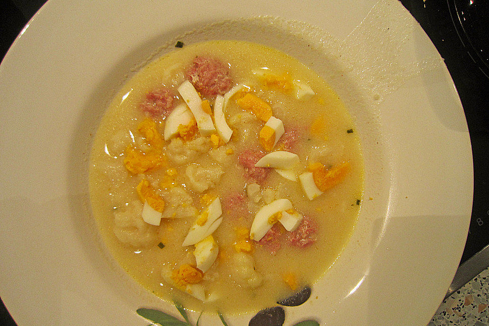 Blumenkohlsuppe