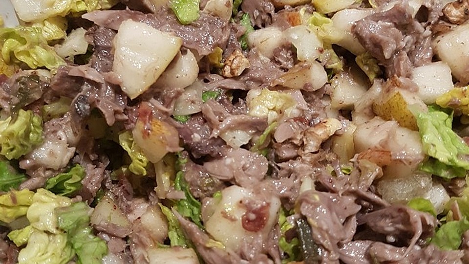 Winterlicher Hirschsalat