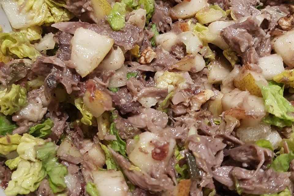 Winterlicher Hirschsalat