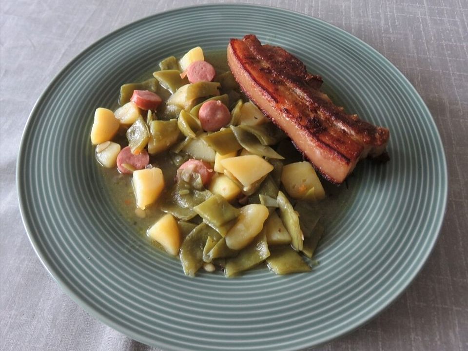 Bohneneintopf mit Schweinebauch und Würstchen von 30958| Chefkoch
