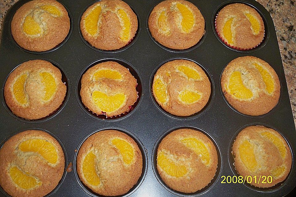 Mandarinen - Kokos - Muffins