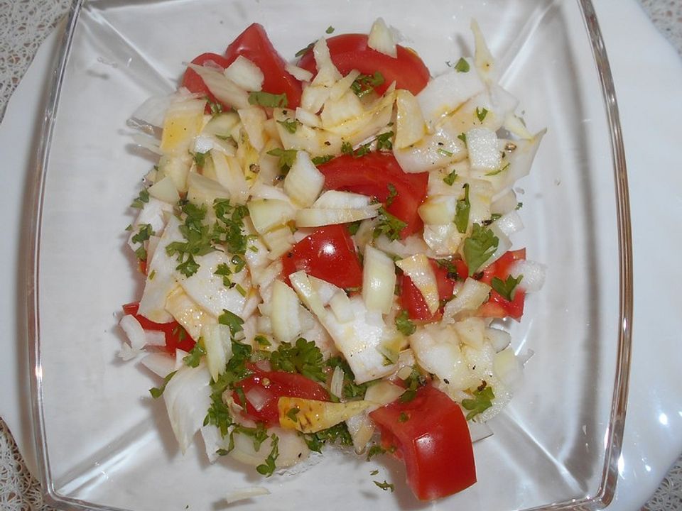 Chicoree - Tomaten - Salat von Nordi87 | Chefkoch