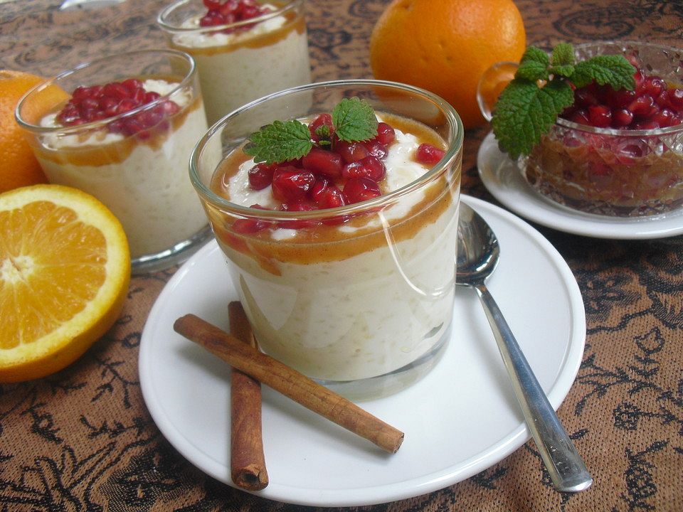 Granatapfel - Milchreis - Dessert von leckerschmecker123| Chefkoch