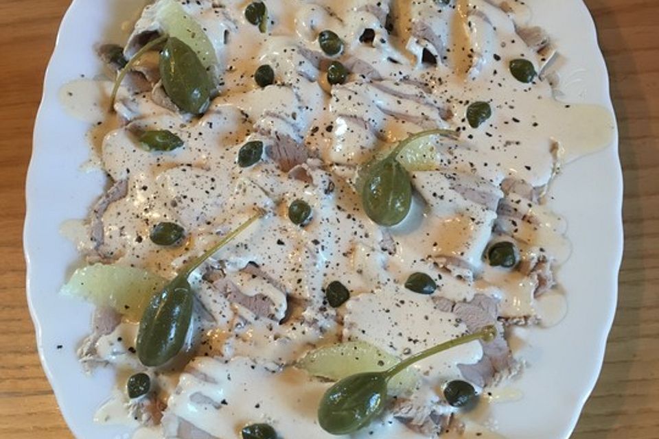 Vitello Tonnato nach Piemonteser Art