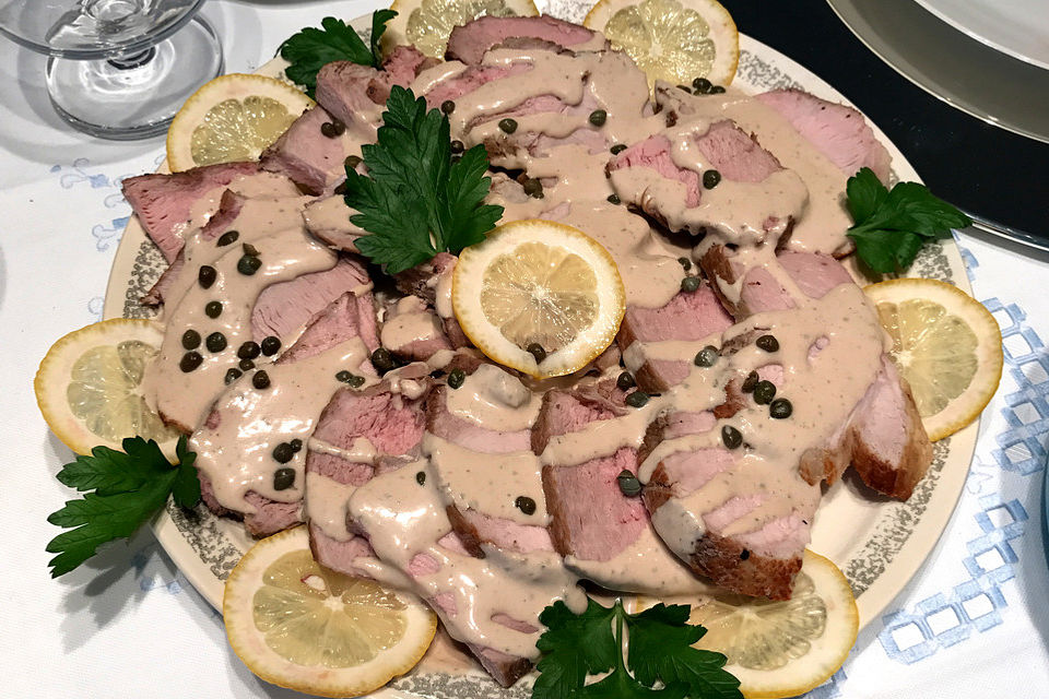 Vitello Tonnato nach Piemonteser Art