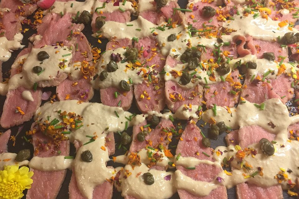 Vitello Tonnato nach Piemonteser Art