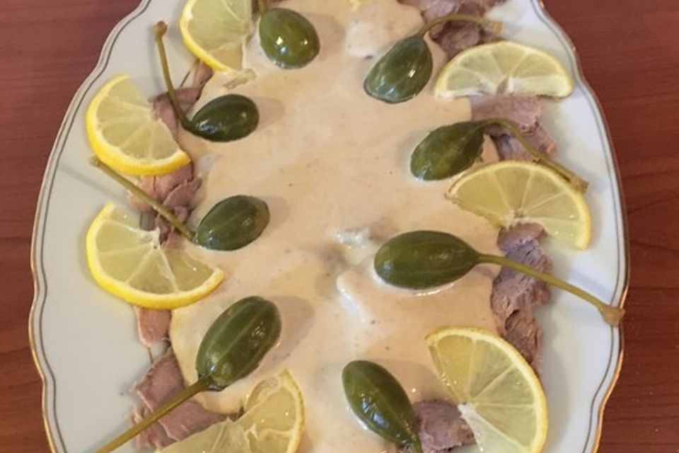 Vitello Tonnato nach Piemonteser Art