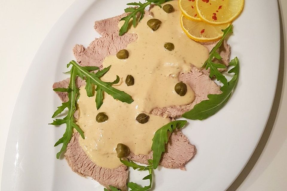 Vitello Tonnato nach Piemonteser Art