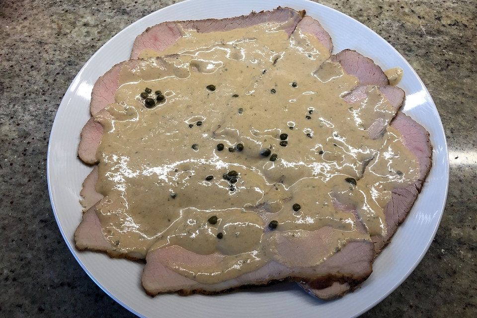 Vitello Tonnato nach Piemonteser Art