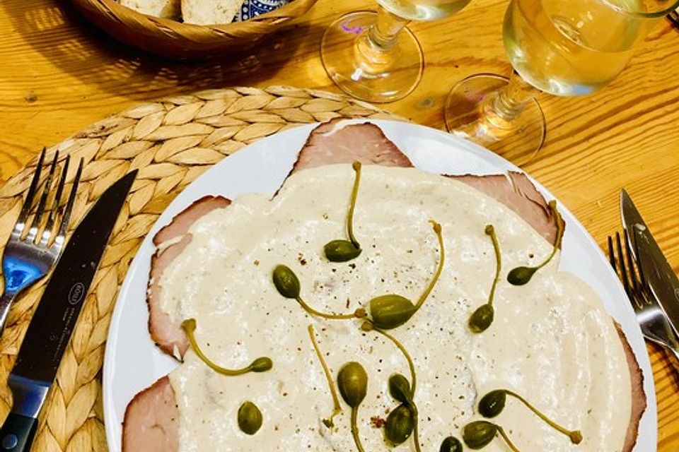 Vitello Tonnato nach Piemonteser Art