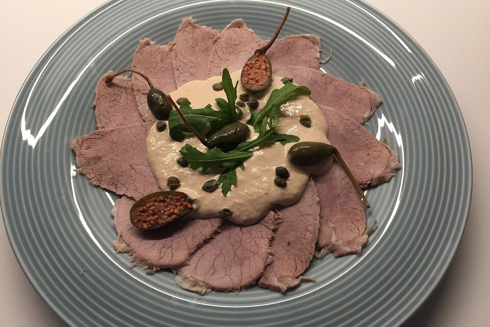 Vitello Tonnato nach Piemonteser Art