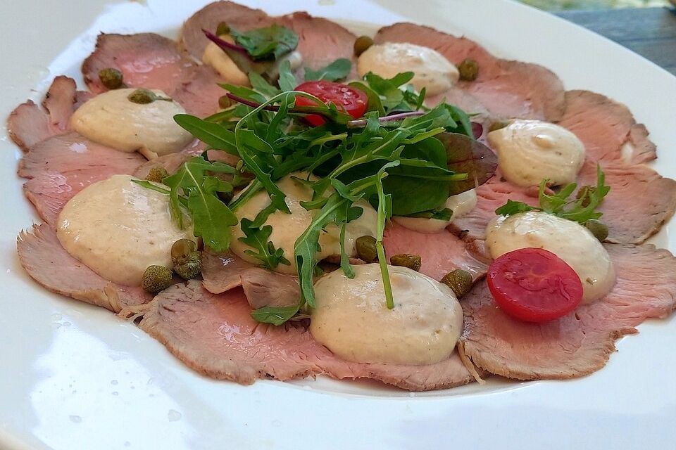 Vitello Tonnato nach Piemonteser Art