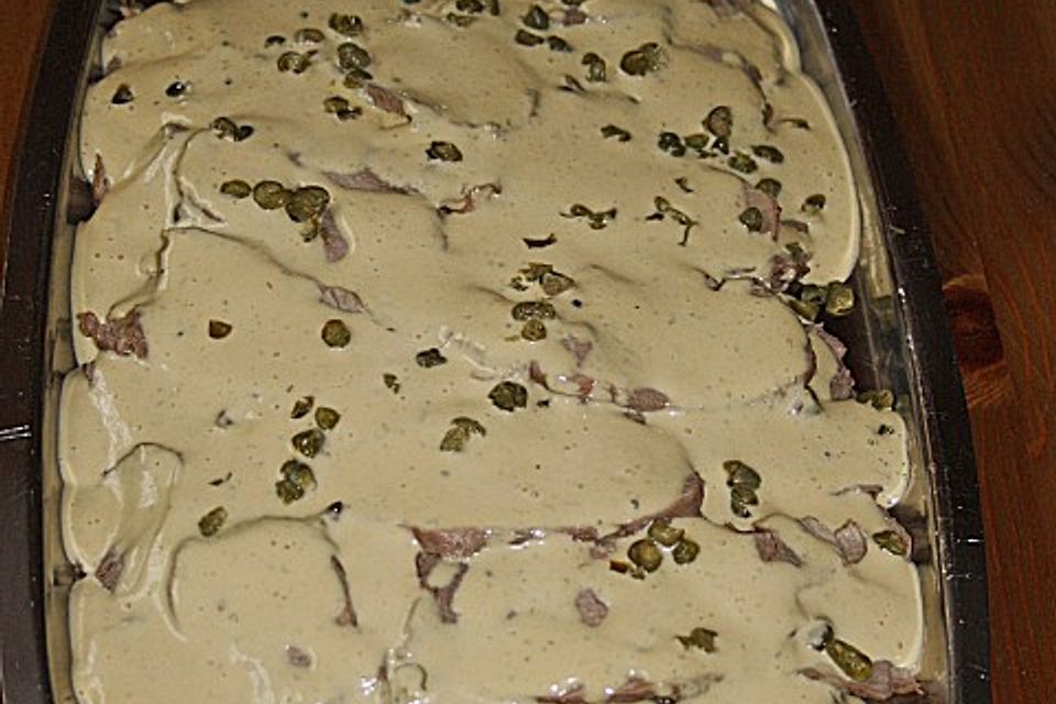 Vitello Tonnato nach Piemonteser Art