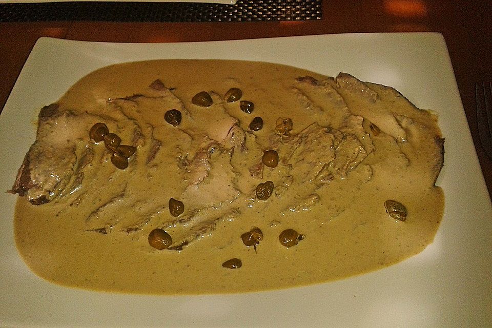 Vitello Tonnato nach Piemonteser Art