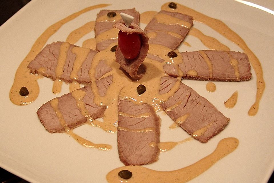 Vitello Tonnato nach Piemonteser Art