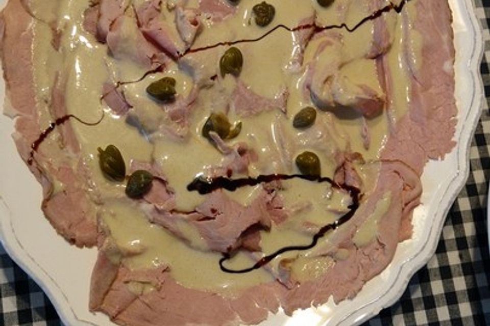 Vitello Tonnato nach Piemonteser Art