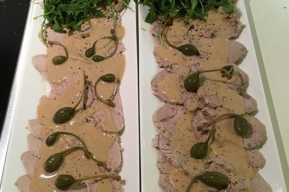 Vitello Tonnato nach Piemonteser Art