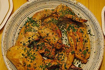 Normannischer Kaninchenbraten