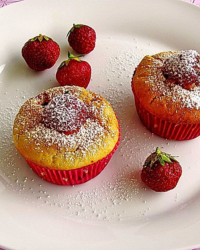 Erdbeer - Quark - Muffins