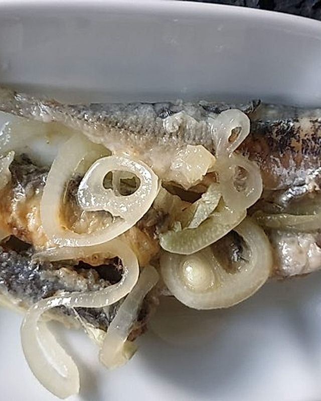 Süß - sauer marinierte Sardinen