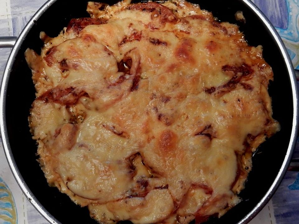 Schnitzel mit Tomaten und Käse überbacken von kuennecken| Chefkoch