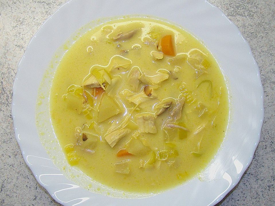 Curry - Hähnchen - Suppe von Java| Chefkoch